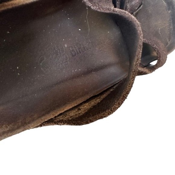 Birkenstock Brown Arizona Leather Sandal Flip Flop size 40 9/ 9.5 - Picture 5 of 13